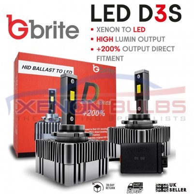 2X M10X LED D3S UPGRADE KIT FOR XENON REPLACEMENT 